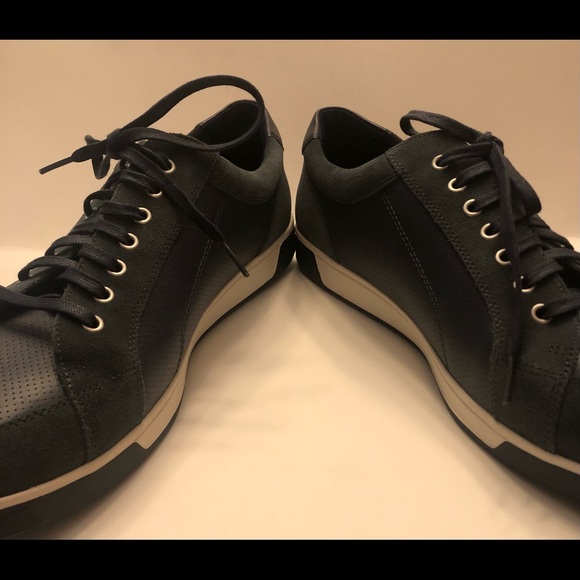 Cole Haan Blue Leather & Suede Shoes, Size 15 W, Excellent preowned condition - Picture 8 of 8